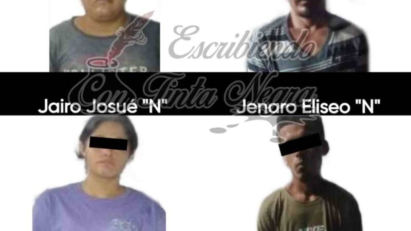 CAPTURAN A VENDEDORES DE DROGA