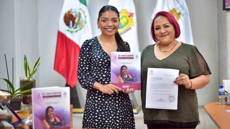 PRESENTA INFORME DIPUTADA DE ÁLAMO