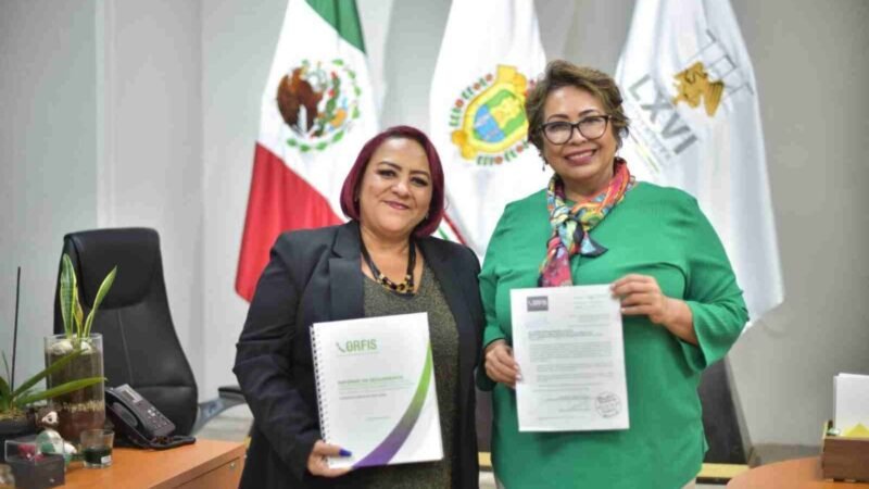 RECIBE CONGRESO DEL ORFIS LOS INFORMES DE SEGUIMIENTO A CUENTAS PÚBLICAS