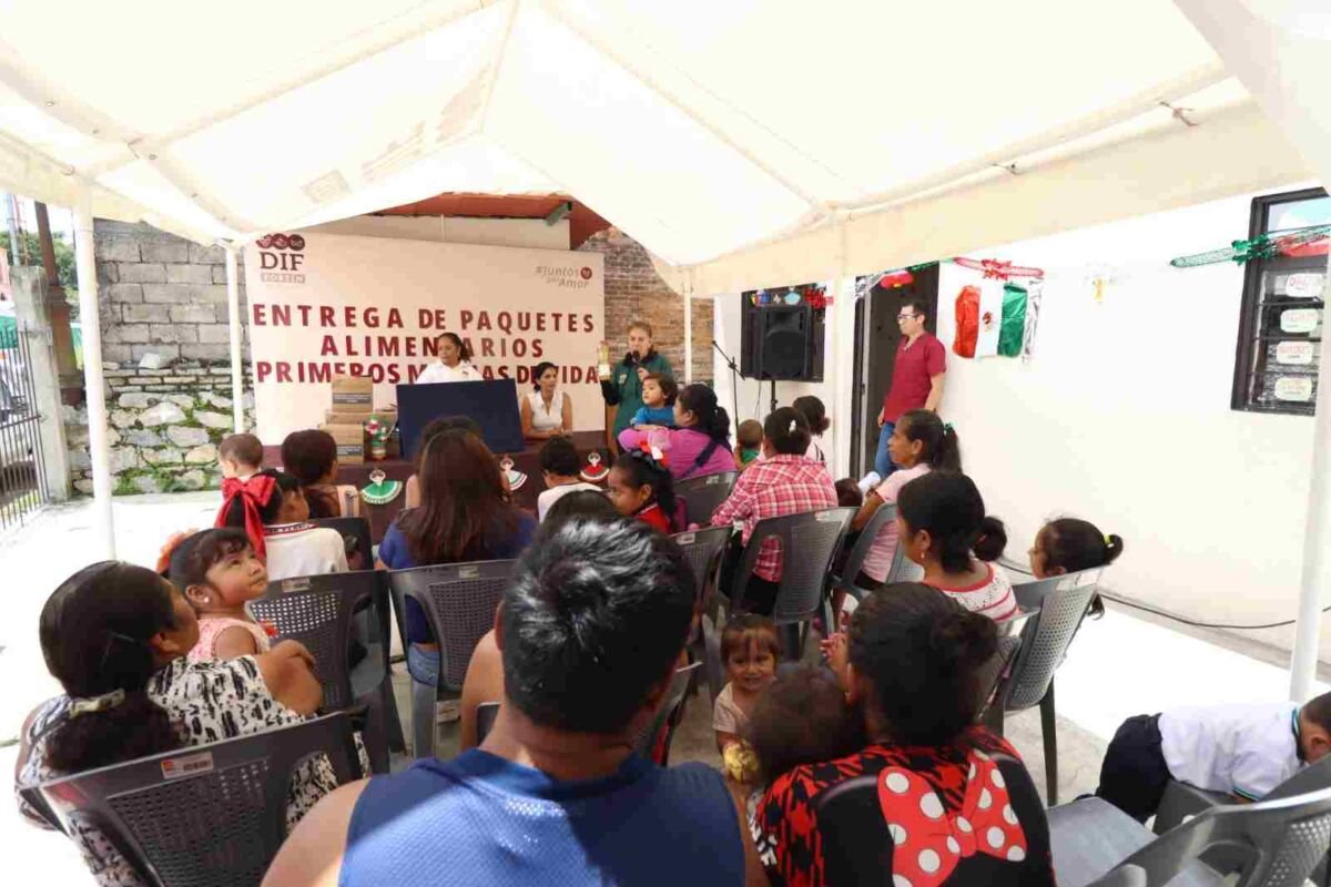 ENTREGAN APOYOS DE MIL DÍAS DE VIDA
