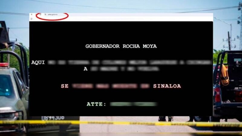 HACKEAN PÁGINAS DEL GOBIERNO DE SINALOA