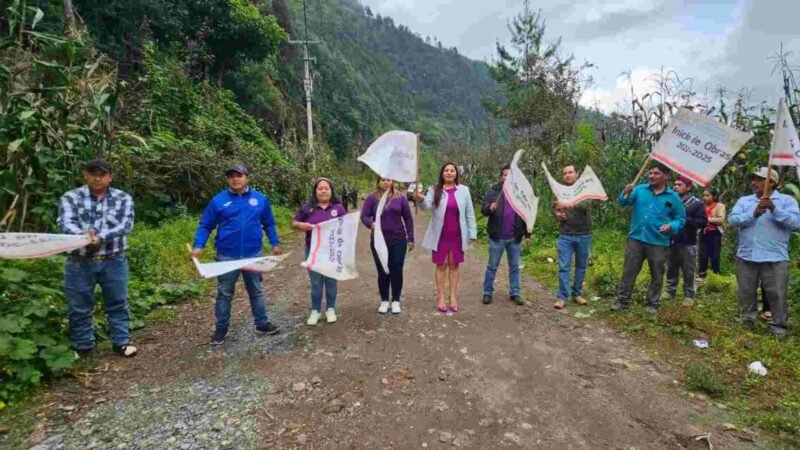 PONEN EN MARCHA PAVIMENTACIÓN EN TECUANAPA