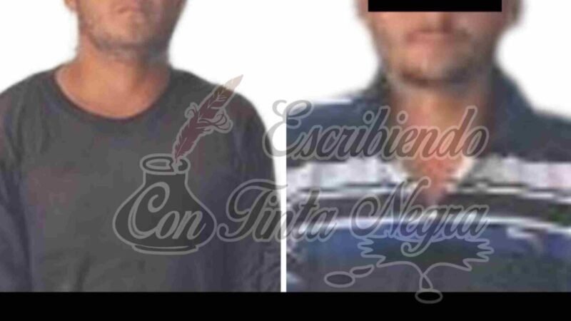 CAPTURAN A DOS CON ESTUPEFACIENTES