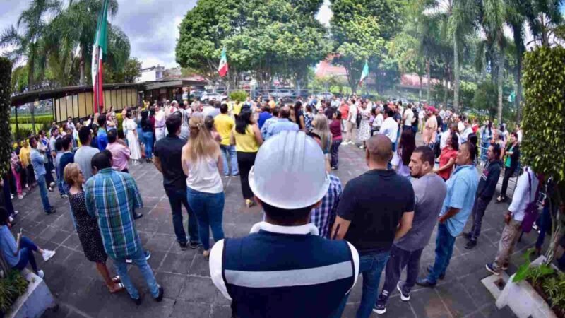 PARTICIPA CONGRESO DE VERACRUZ EN SIMULACRO NACIONAL