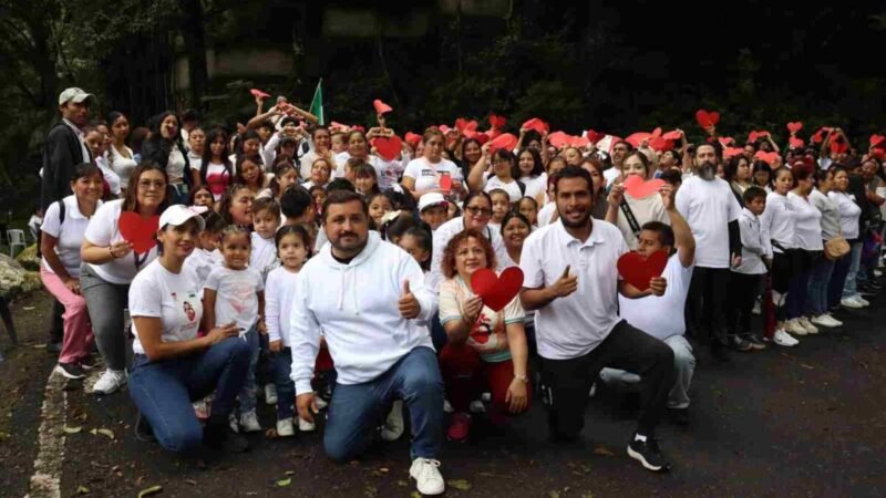 EN FORTÍN MARCHAN PARA FOMENTAR EL CUIDADO A LA SALUD Y AL CORAZÓN