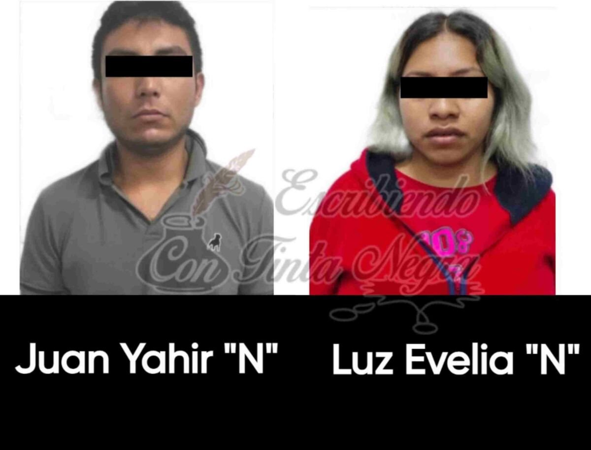 DETIENEN A PAREJA CON CRISTAL