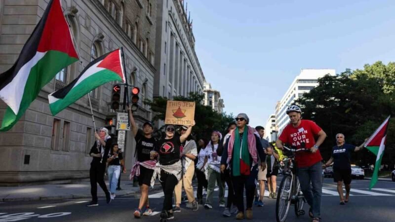 MILES DE PERSONAS EN AMÉRICA SE SOLIDARIZAN CON PALESTINA Y PIDEN SANCIONES CONTRA ISRAEL