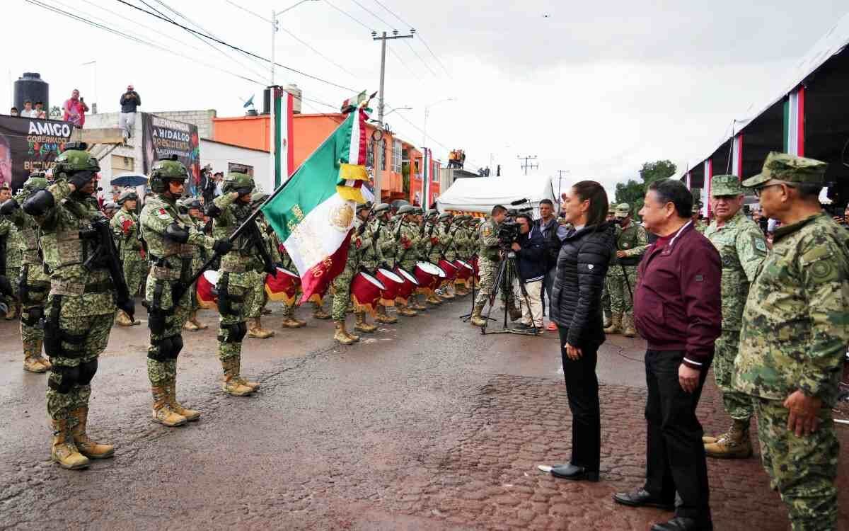 CLAUDIA SHEINBAUM DA BANDERAZO DE SALIDA A CONSTRUCCIÓN DEL TREN MÉXICO-PACHUCA