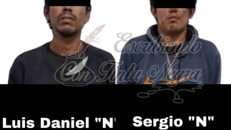 CAPTURAN A DOS NARCO MENUDISTAS
