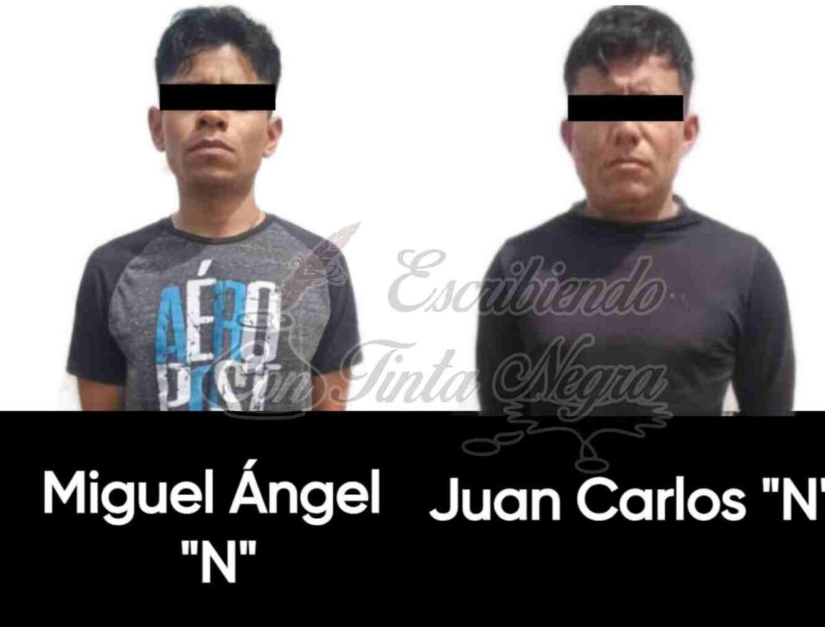 CAPTURAN A DOS CON ESTUPEFACIENTES