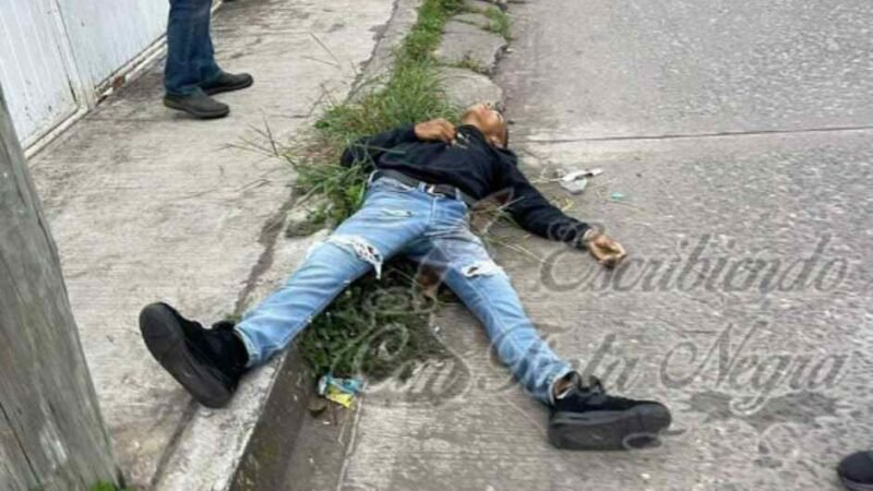 EJECUTAN A JOVEN EN PASO DEL MACHO