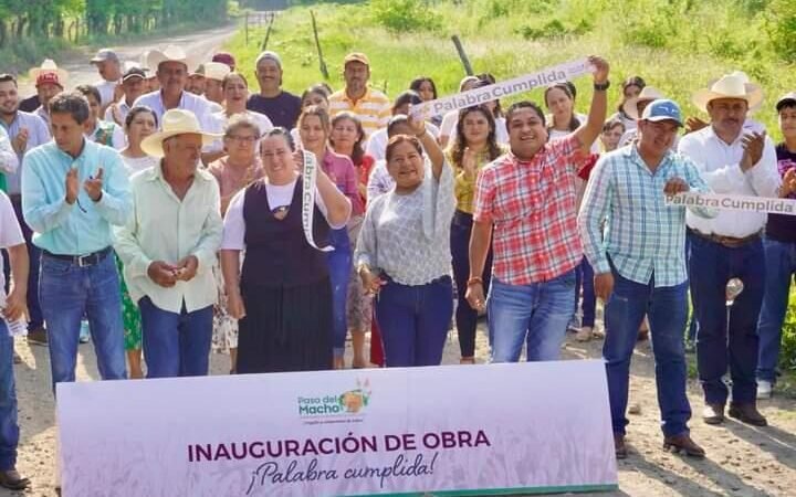 INAUGURAN CAMINO EL RANCHITO-BALSA TORTUGA