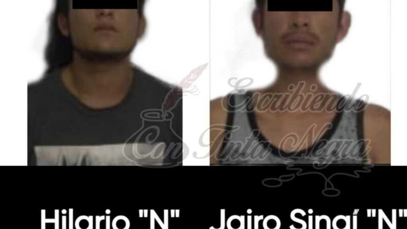 CAPTURAN A DOS CON ESTUPEFACIENTES