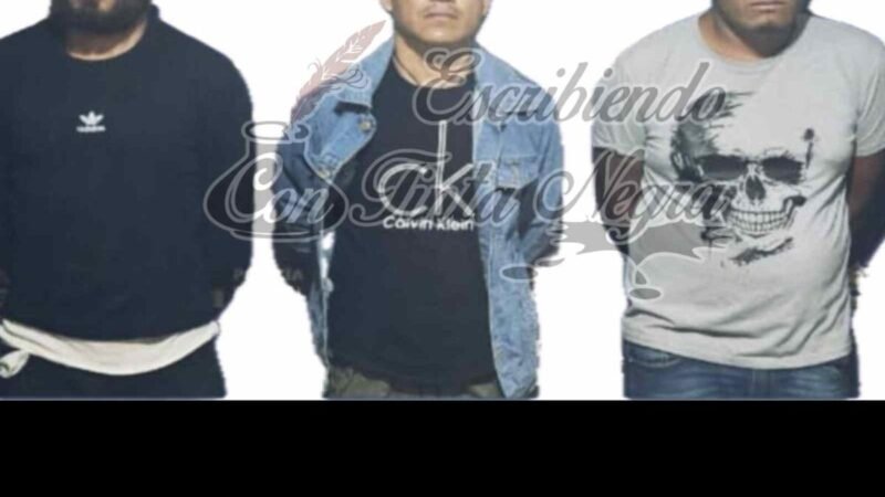 DETIENEN A TRES CON ARMA Y DROGA EN COSCO