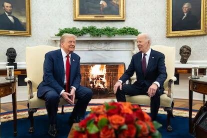 DONALD TRUMP SE REÚNE CON JOE BIDEN PARA INICIAR TRANSICIÓN DE GOBIERNO