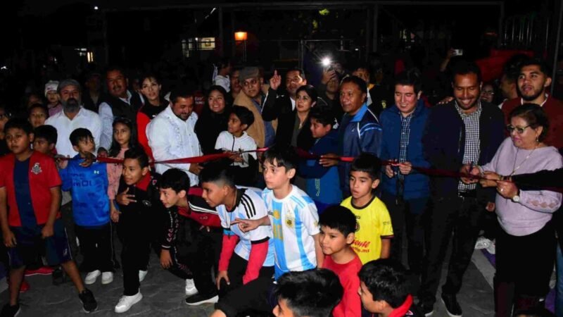 ENTREGA GERARDO ROSALES VICTORIA UNIDAD DEPORTIVA EN SAN MARCIAL