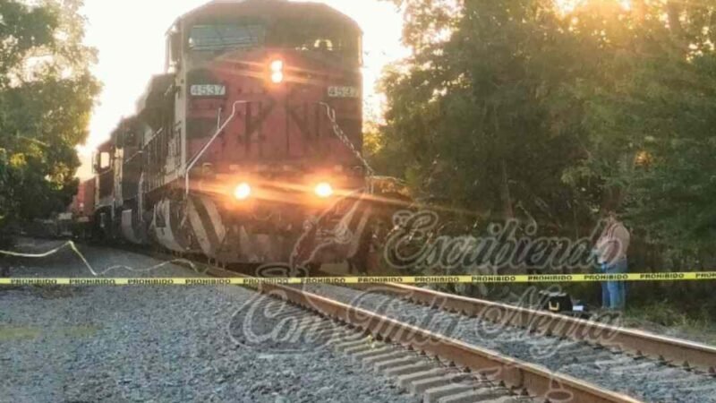 JOVEN MUERE ARROLLADO POR EL TREN