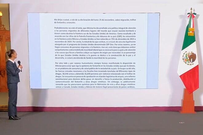 “A UN ARANCEL VENDRÁ OTRO EN RESPUESTA”: SHEINBAUM SOBRE AMENAZAS DE TRUMP