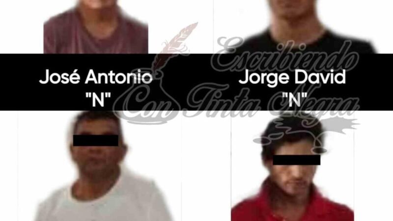 CAPTURAN A CUATRO CON CRISTAL