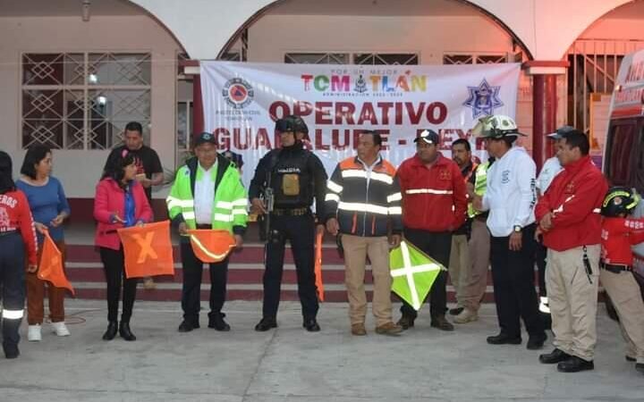 DAN BANDERAZO DE GUADALUPE-REYES EN TOMATLÁN