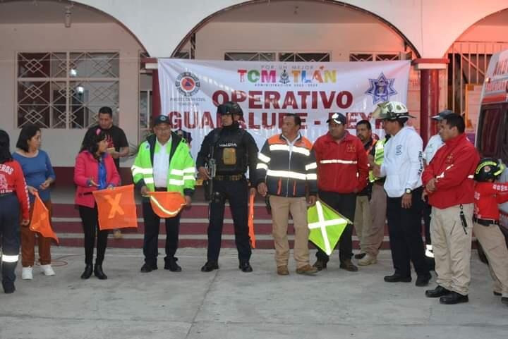 DAN BANDERAZO DE GUADALUPE-REYES EN TOMATLÁN