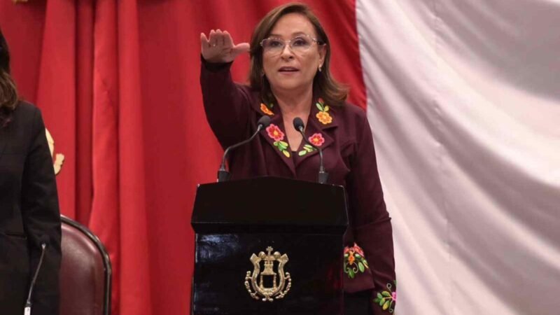 ROCÍO NAHLE RINDE PROTESTA COMO GOBERNADORA DE VERACRUZ