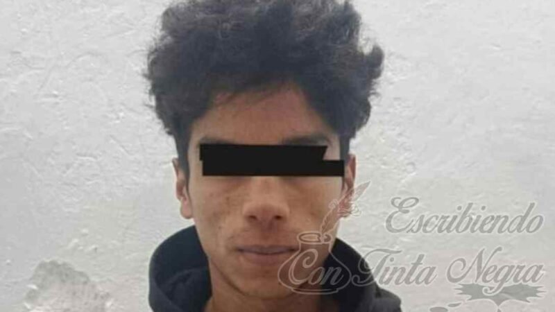 ASALTÓ A NIÑO CON UNA NAVAJA; LO DETIENE LA POLICÍA