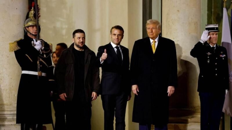 DONALD TRUMP SE REÚNE CON ZELENSKI EN PARÍS