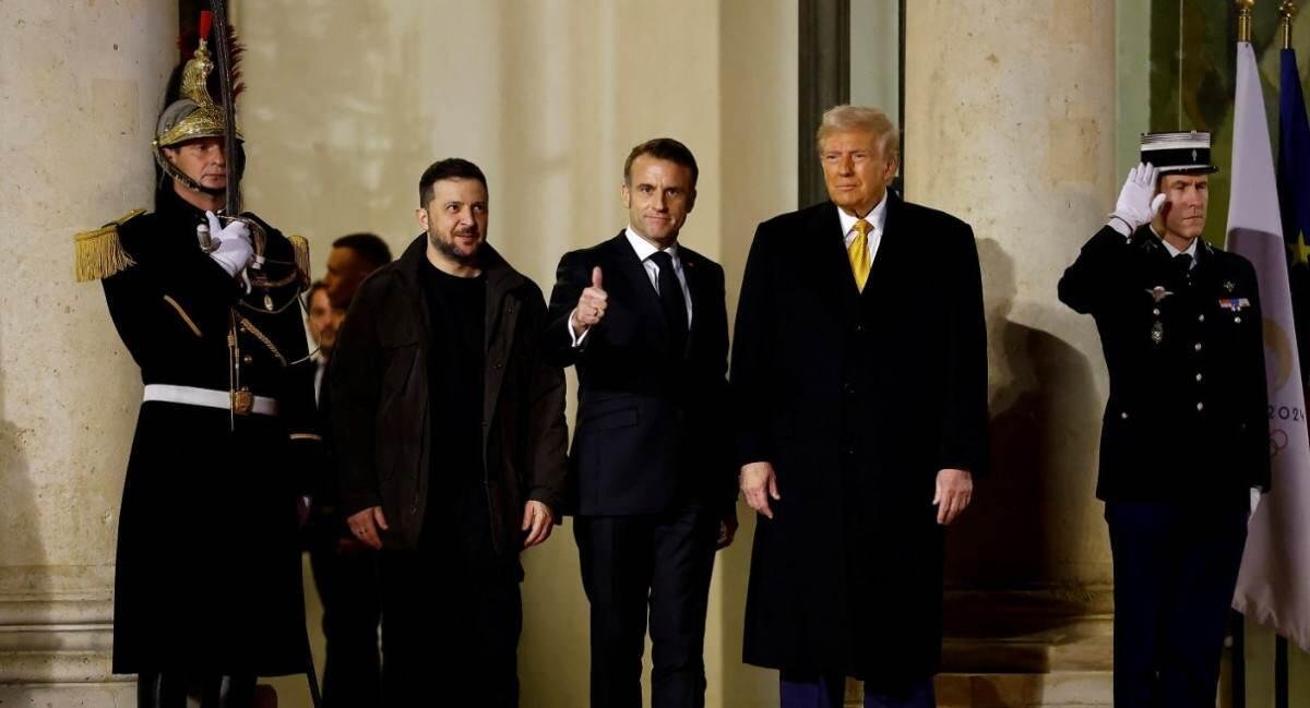 DONALD TRUMP SE REÚNE CON ZELENSKI EN PARÍS