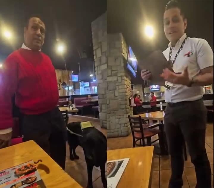 IMPIDEN ACCESO A INVIDENTE CON PERRO GUÍA A RESTAURANTE; DIPUTADO CONDENA LOS HECHOS