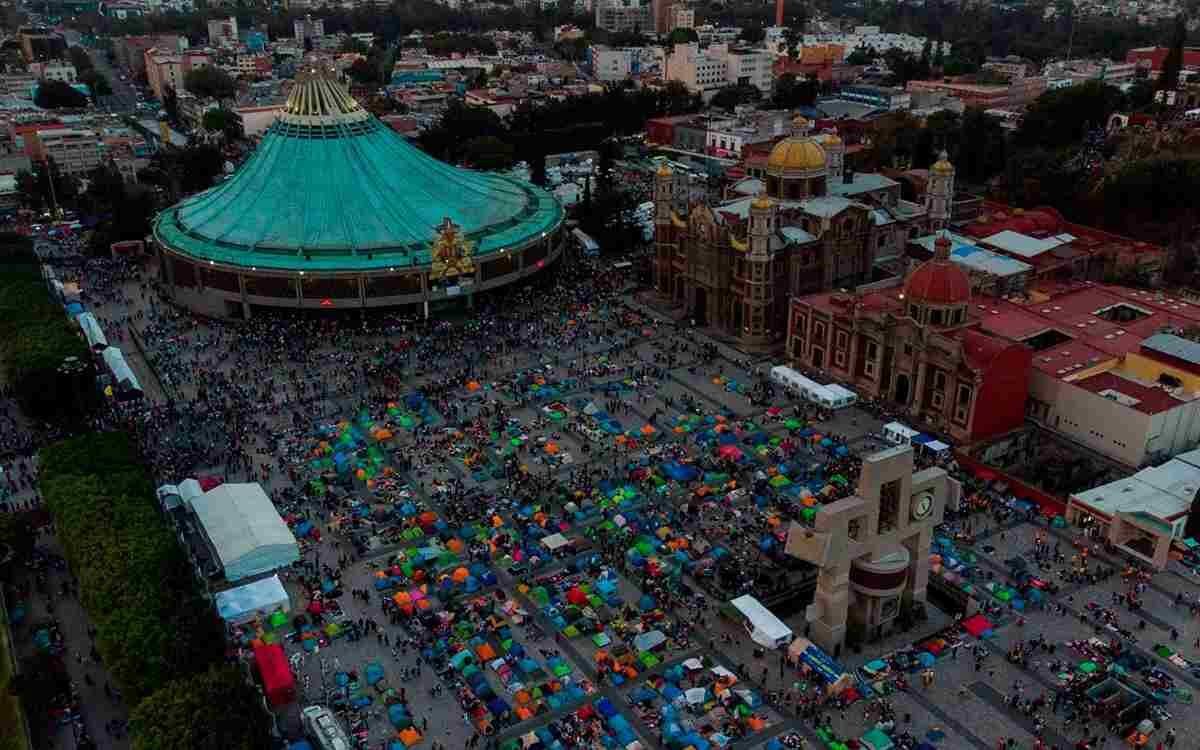 BASÍLICA DE GUADALUPE RECIBE MÁS DE 12 MILLONES DE PEREGRINOS ESTE AÑO