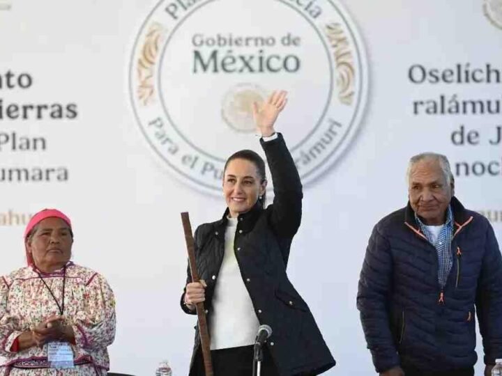 CLAUDIA SHEINBAUM FIRMA DOS DECRETOS PARA RESTITUIR TIERRAS A RARÁMURIS