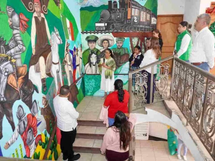 INAUGURAN MURALES EN CHOCAMÁN