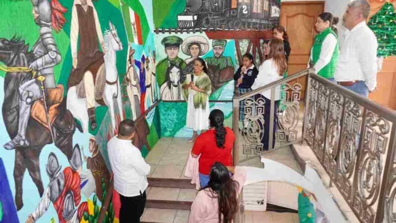 INAUGURAN MURALES EN CHOCAMÁN