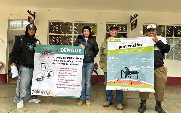 EMPRENDEN CAMPAÑA DE COMBATE CONTRA EL DENGUE