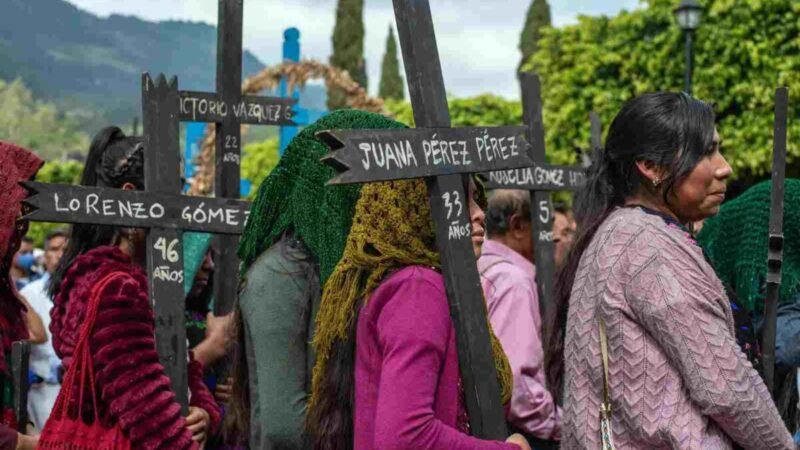 INDÍGENAS EXIGEN JUSTICIA Y DESARME DE GRUPOS CRIMINALES EN CHIAPAS