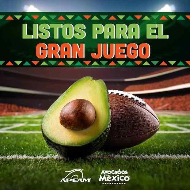 MÉXICO EXPORTARÁ 110 MIL TONELADAS DE AGUACATE PARA EL SUPER BOWL LIX