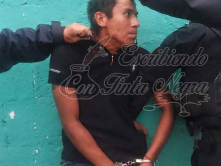 POLICÍA CAPTURA A LADRÓN EN HUATUSCO