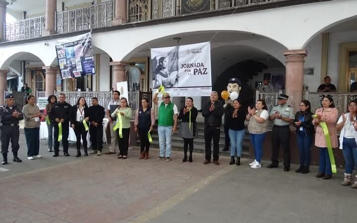 REALIZAN FERIA DE SEGURIDAD Y JORNADA POR LA PAZ EN CHOCAMÁN