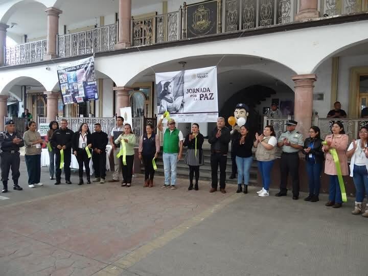 REALIZAN FERIA DE SEGURIDAD Y JORNADA POR LA PAZ EN CHOCAMÁN