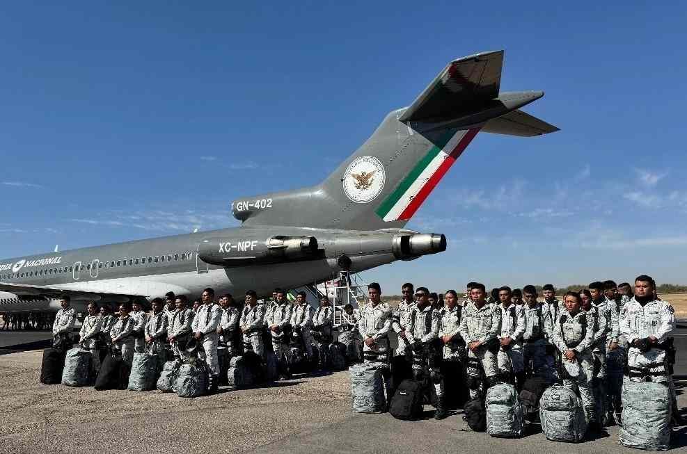 GUARDIA NACIONAL VIGILA PUENTES INTERNACIONALES DE CIUDAD JUÁREZ