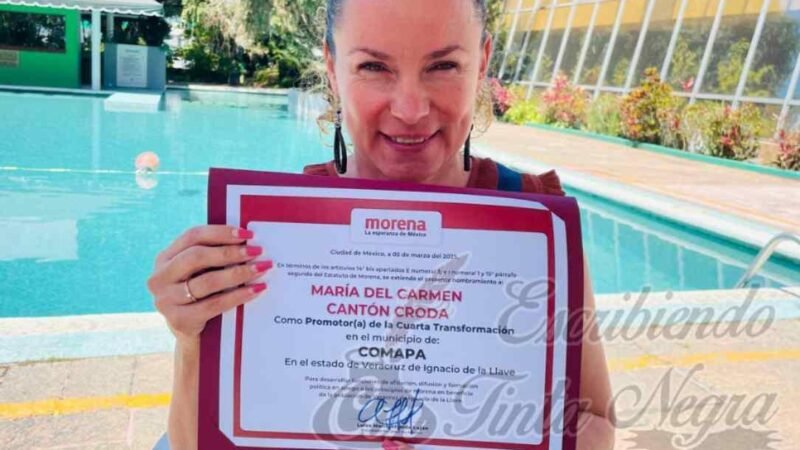 CARMEN CANTÓN, PROMOTORA DE LA CUARTA TRANSFORMACIÓN EN COMAPA