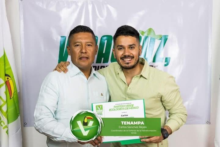 CARLOS SÁNCHEZ REYES, CANDIDATO DEL PARTIDO VERDE EN TENAMPA