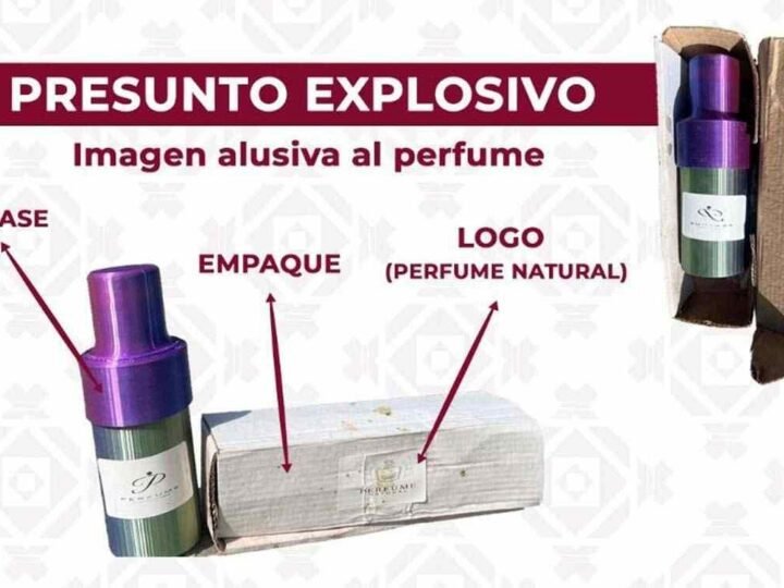 EMITEN ALERTA TRAS EXPLOSIONES DE PAQUETES CON PERFUMES EN VERACRUZ