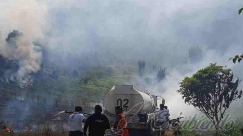 INCENDIO EN CALAQUIOCO