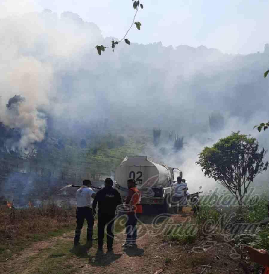 INCENDIO EN CALAQUIOCO