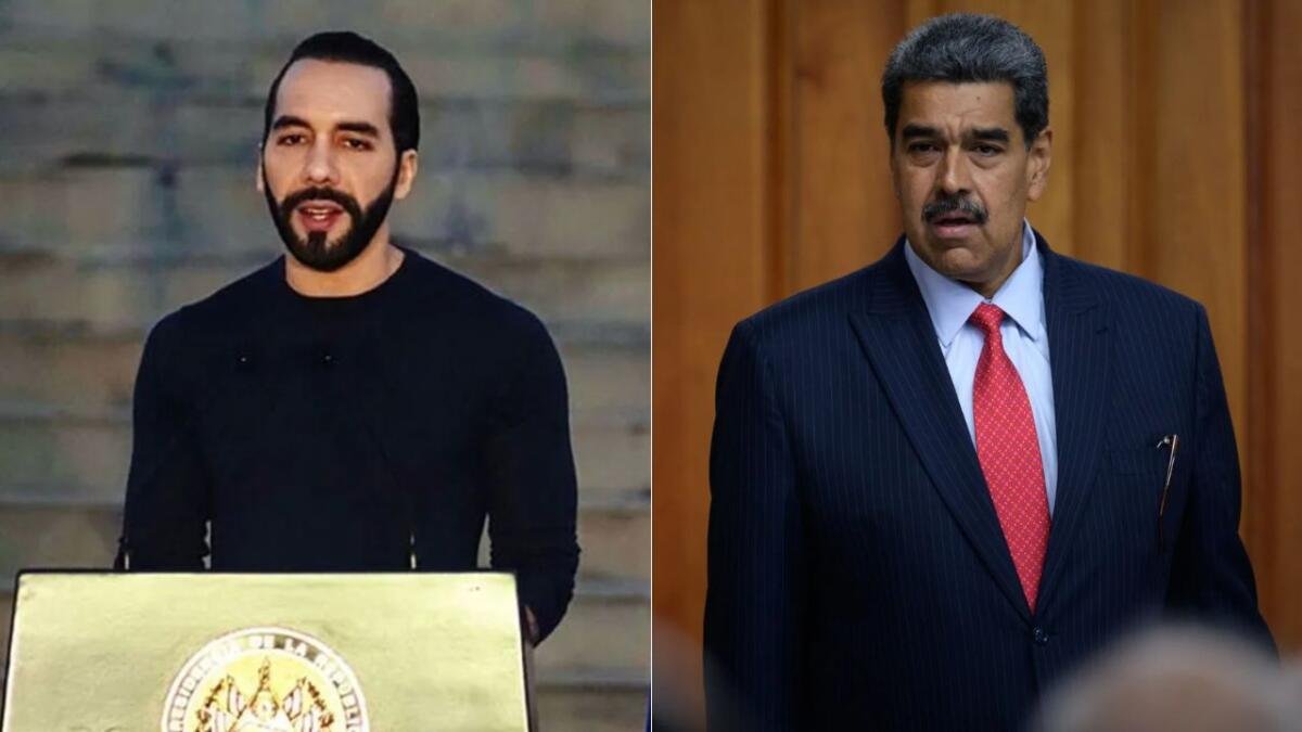 BUKELE PROPONE A MADURO INTERCAMBIAR VENEZOLANOS DEPORTADOS POR “PRESOS POLÍTICOS”