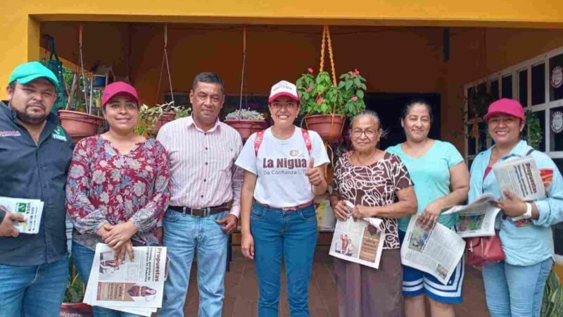 SIBONEY MORALES REITERA SU COMPROMISO CON EL PUEBLO DE PASO DEL MACHO