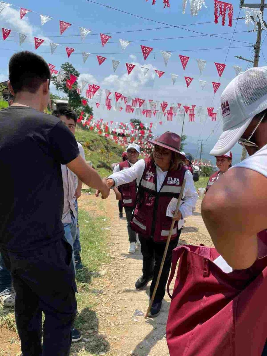 ELSA RAMOS VELÁZQUEZ, CANDIDATA DE MORENA, INSPIRA ESPERANZA EN LA RECTA FINAL DE LA CAMPAÑA