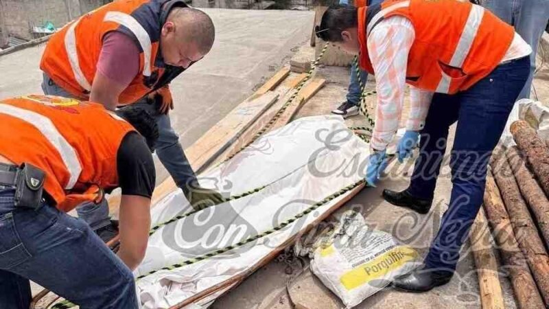 SE ELECTROCUTA ALBAÑIL Y MUERE